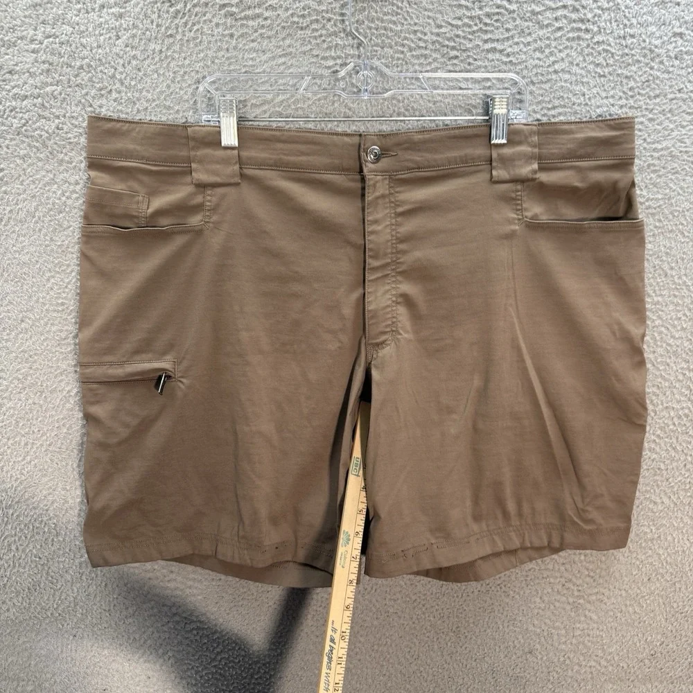 Duluth Trading Co Shorts‎ Mens 46 Brown Flex Dry On The Fly 9